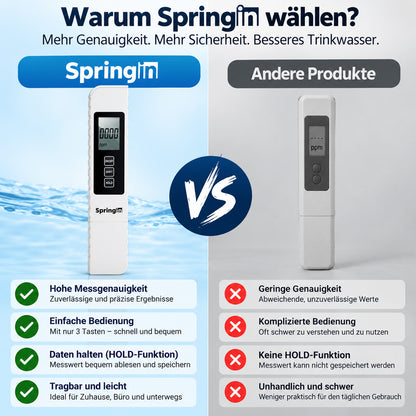💧✅ 3-in-1 TDS Wasserqualitätsprüfer – Digitales LCD, hohe Präzision 💧💦 Ideal für Aquarium, Trinkwasser & zu Hause – schnelle & genaue Messung