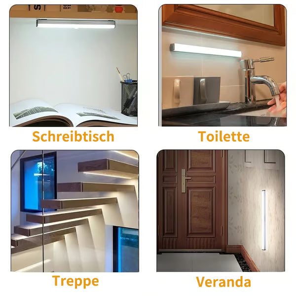 🏆🔥💡Bohrfreie intelligente Sensor magnetische aufladbare LED-Leuchte-Remifa®