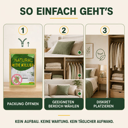 ♻️Milbenschutz-Säckchen gegen Hausstaubmilben | Milben in Matratze, Bett und Sofa wirksam bekämpfen – für hygienische Frische und erholsamen Schlaf