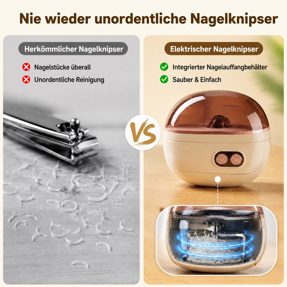 🌟 2-in-1-Smart-Elektronagelschere & -Polierer ✂️💅