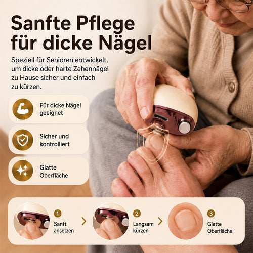 🌟 2-in-1-Smart-Elektronagelschere & -Polierer ✂️💅