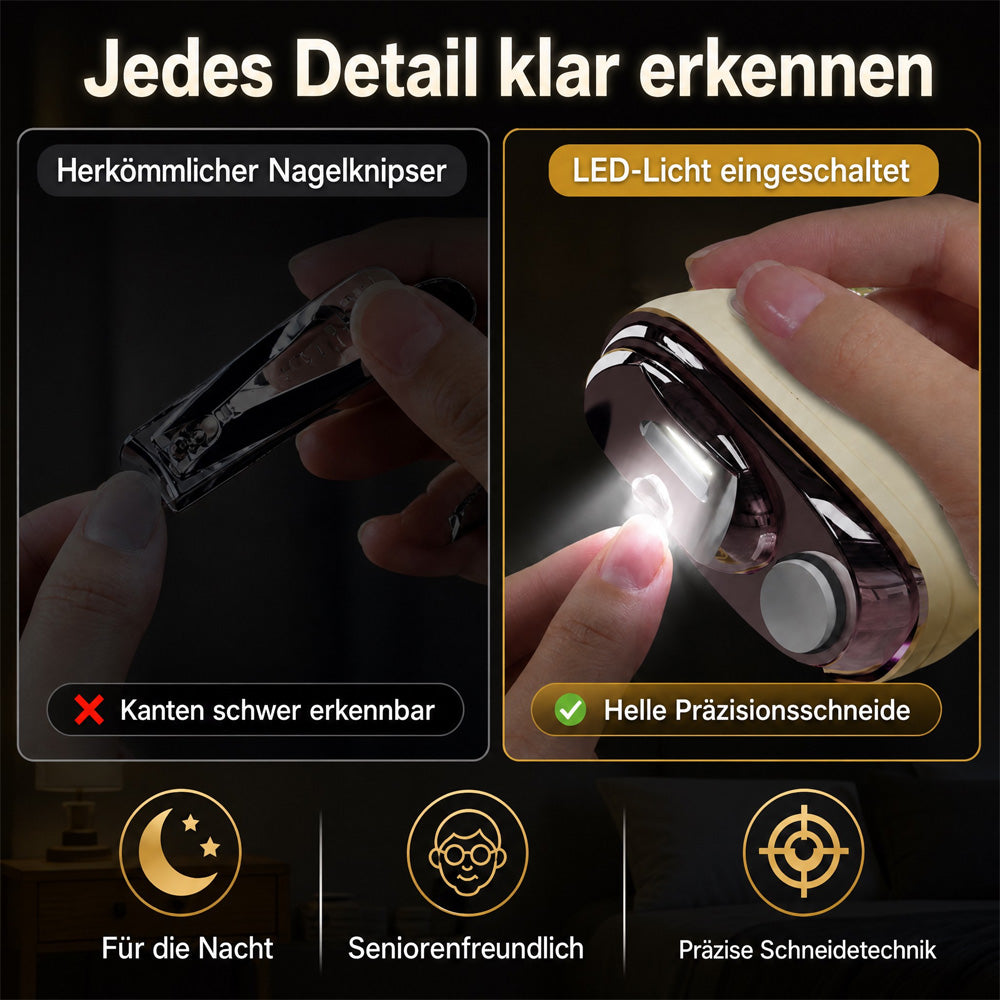 🌟 2-in-1-Smart-Elektronagelschere & -Polierer ✂️💅