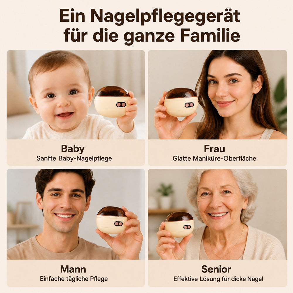 🌟 2-in-1-Smart-Elektronagelschere & -Polierer ✂️💅