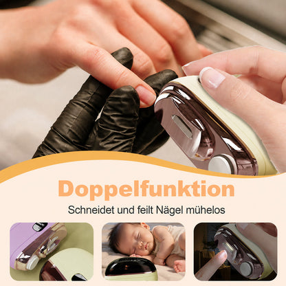 🌟 2-in-1-Smart-Elektronagelschere & -Polierer ✂️💅