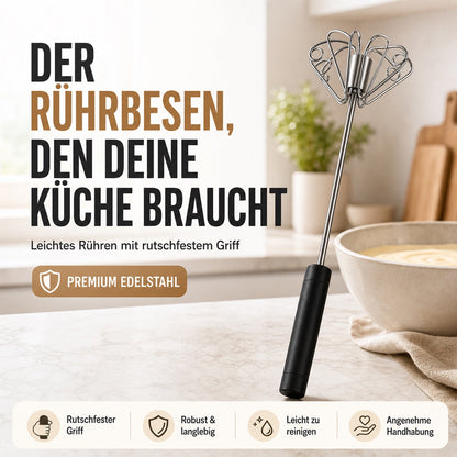 🍳 1 KAUFEN – 1 GRATIS ERHALTEN:Handrührbesen mit rutschfestem Griff, rostfrei und strapazierfähig – und das zu einem günstigen Preis!