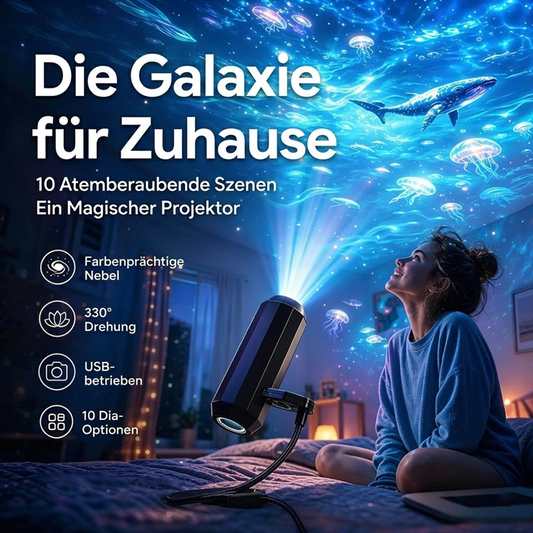 Nachtlicht-Projektor – Intelligenter holografischer Sternprojektor