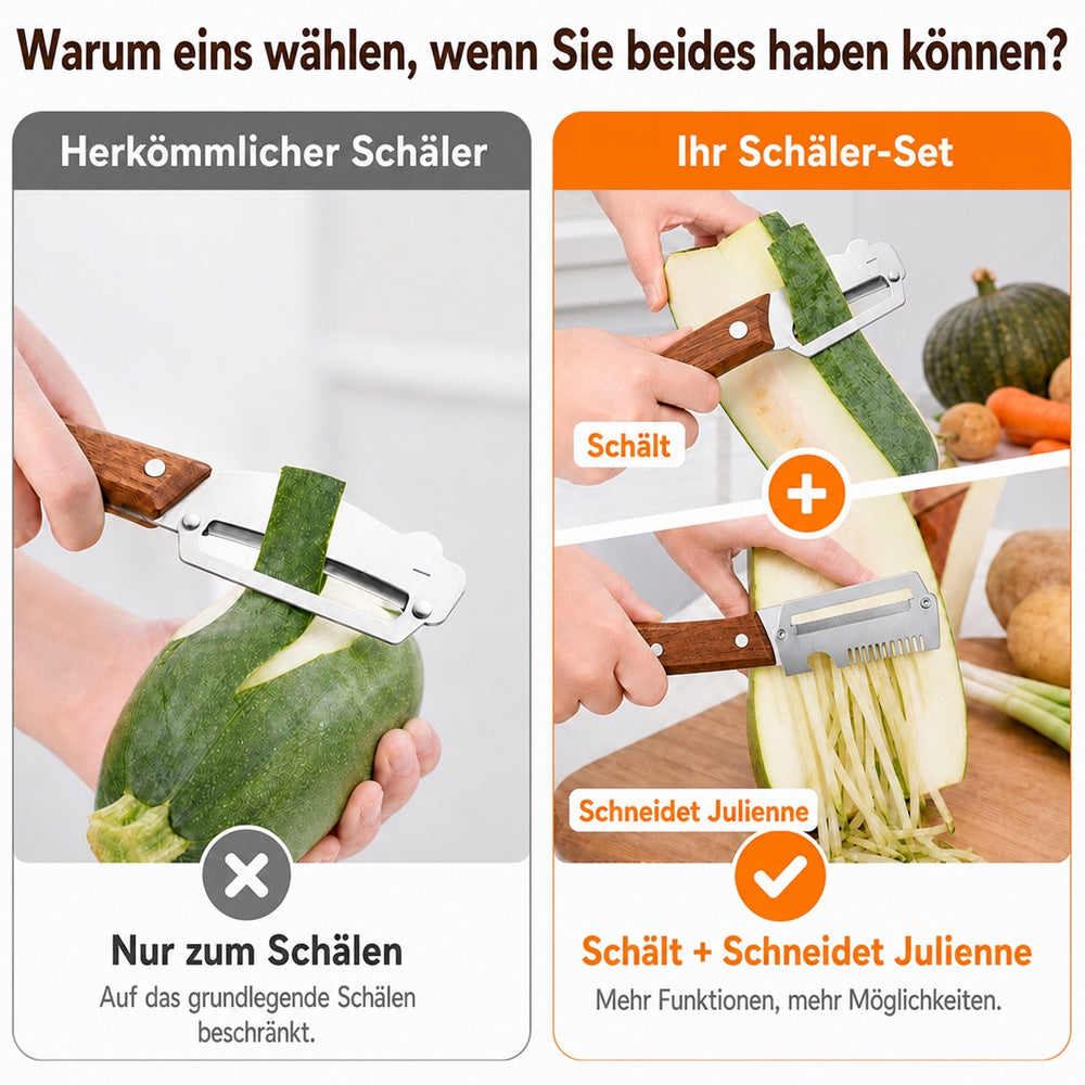 🔪🥕1 KAUFEN – 1 GRATIS ERHALTEN: Multifunktionaler Sparschäler