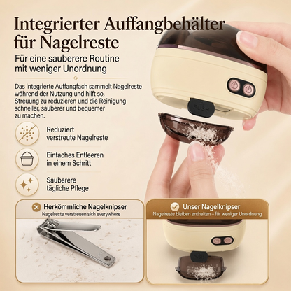 🔥NUR HEUTE: 50 % 🌟 2-in-1-Smart-Elektronagelschere & -Polierer ✂️💅 Die elektrische Nagelpflege für die ganze Familie!