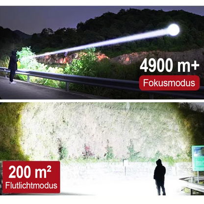 🔥heißer Verkauf🔥Zoombare Taschenlampe mit superstarkem Licht