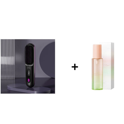 💖Neujahrs-Sonderangebot: 50 % Rabatt💖 Kabelloser, keramisch beheizter Haarglätter-Kamm-Remifa®