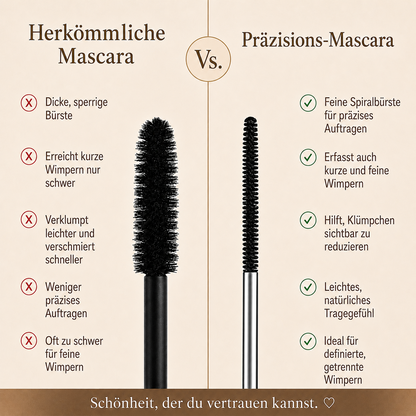 🔥Nur noch heute 50% Rabatt! Wasserfeste Mascara für Schwung & Verlängerung