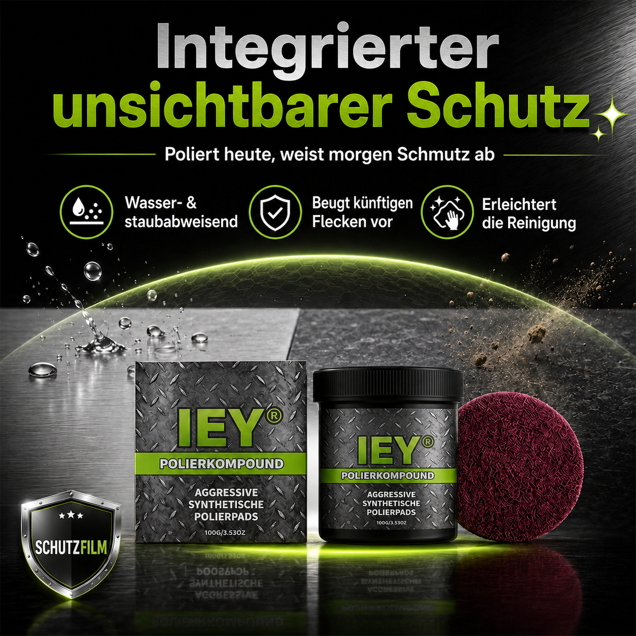 ⚡All-in-One Oberflächenpolitur mit Polierpad