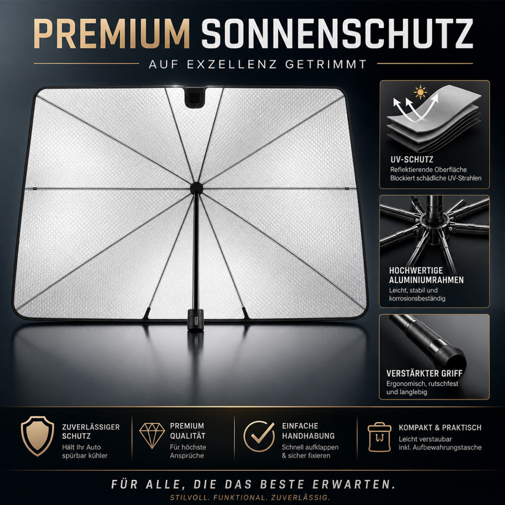 🌞 50% Rabatt 🌈 Faltbarer Auto-Sonnenschutz für die Windschutzscheibe