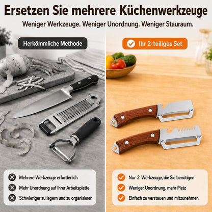 🔪🥕1 KAUFEN – 1 GRATIS ERHALTEN: Multifunktionaler Sparschäler