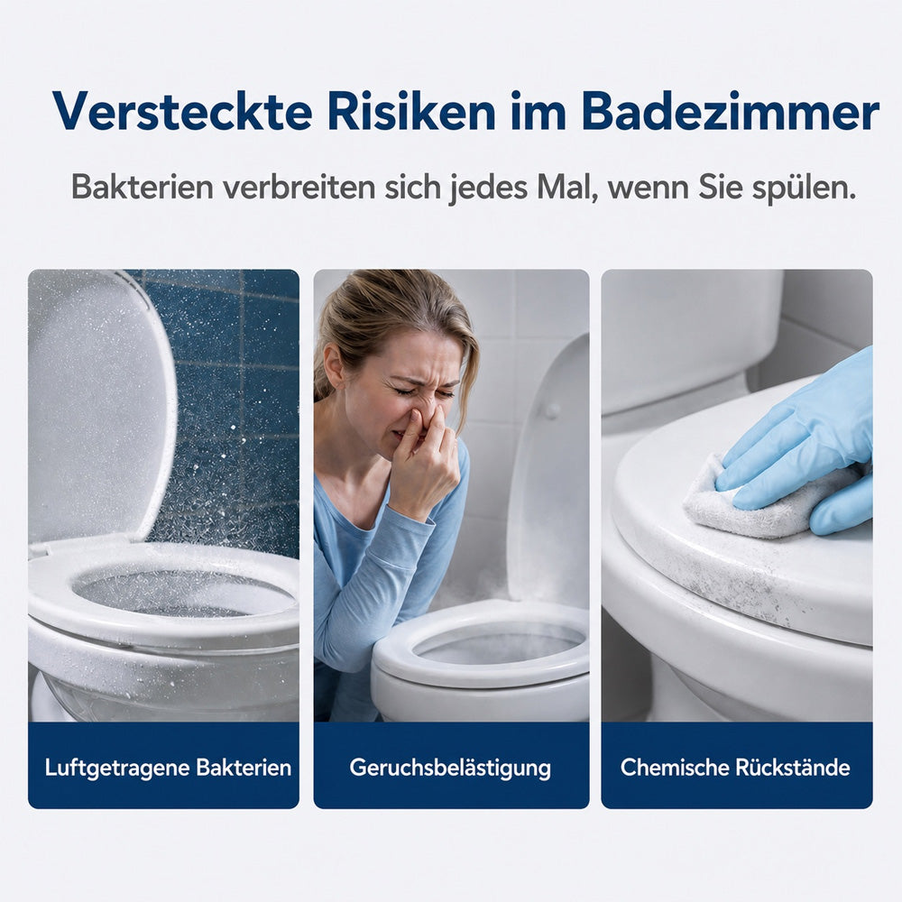 💜Intelligente UV-C-Toiletten-Desinfektionslampe｜UV-Desinfektion, Geruchsbeseitigung und hygienische Sauberkeit für Toilette und Badezimmer✨