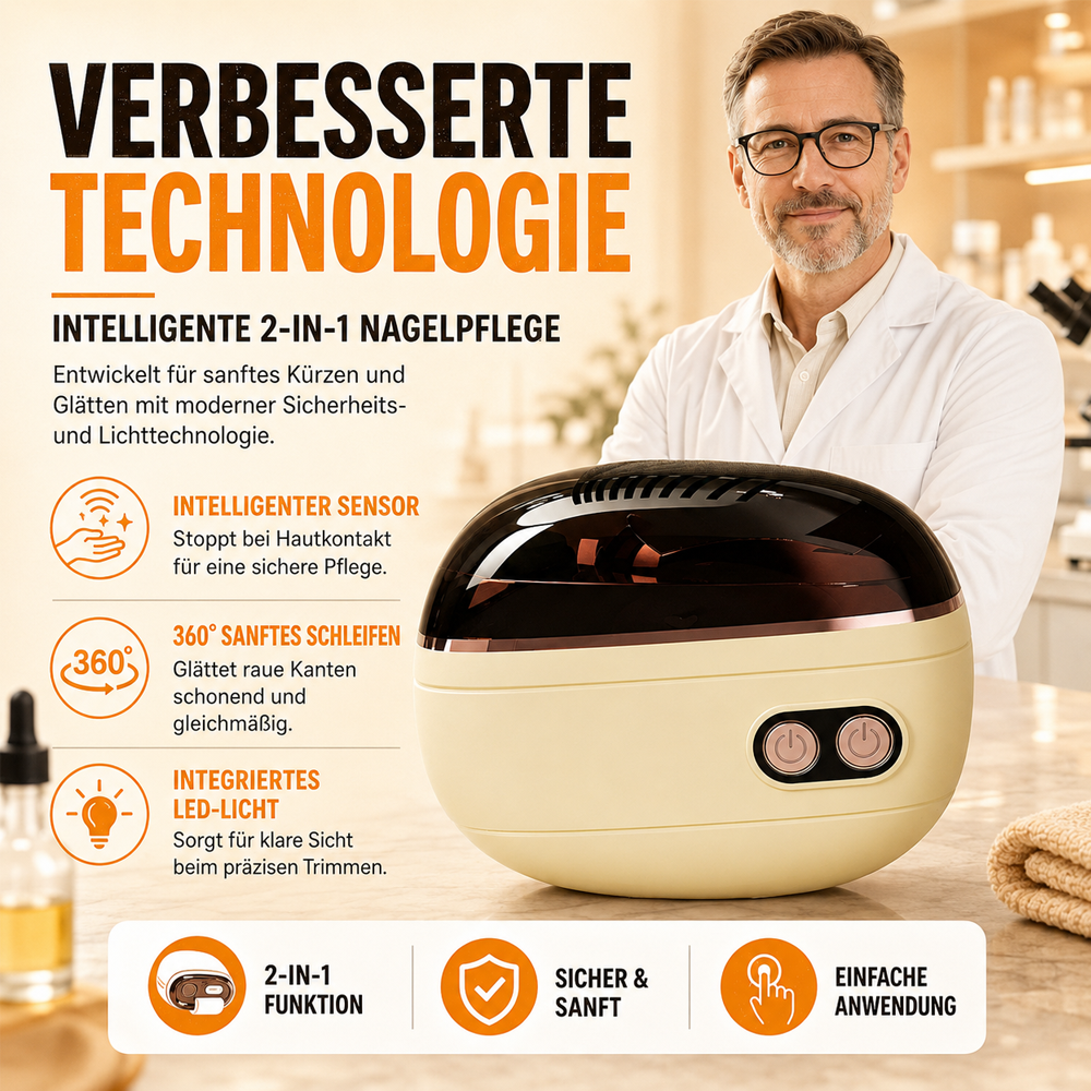 🔥NUR HEUTE: 50 % 🌟 2-in-1-Smart-Elektronagelschere & -Polierer ✂️💅 Die elektrische Nagelpflege für die ganze Familie!