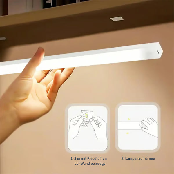 🏆🔥💡Bohrfreie intelligente Sensor magnetische aufladbare LED-Leuchte-Remifa®
