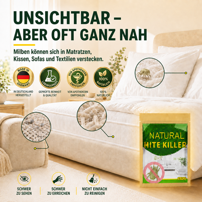 ♻️Milbenschutz-Säckchen gegen Hausstaubmilben | Milben in Matratze, Bett und Sofa wirksam bekämpfen – für hygienische Frische und erholsamen Schlaf