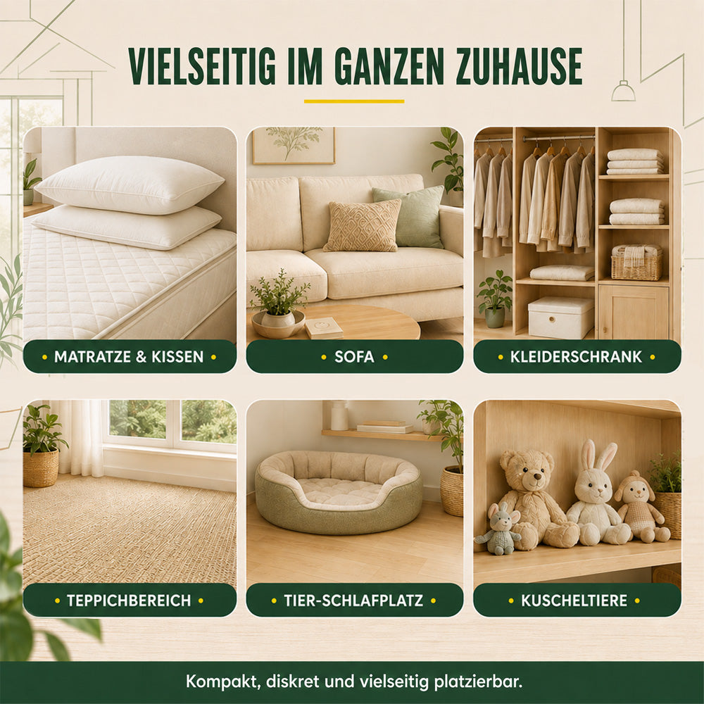 ♻️Milbenschutz-Säckchen gegen Hausstaubmilben | Milben in Matratze, Bett und Sofa wirksam bekämpfen – für hygienische Frische und erholsamen Schlaf