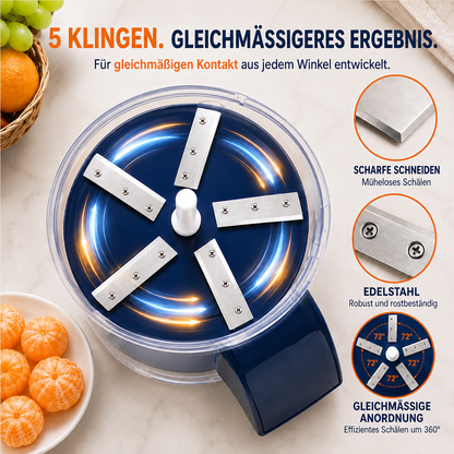 ✨50% RABATT! 🍇 Transparenter elektrischer Obst- und Gemüseschäler – Schnell, einfach und effizient. Perfekt für die täglichen Küchenarbeiten!