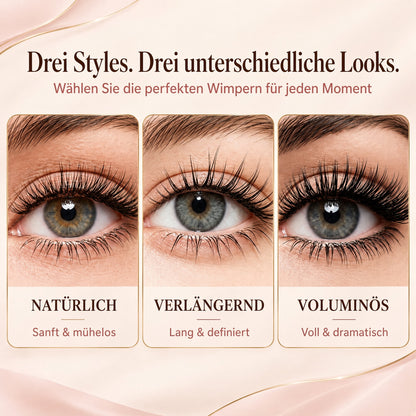 🥳 Kaufe eins, bekomme eins gratis ! 👁️✨ Wiederverwendbare selbstklebende Wimpern. Kein Kleber erforderlich, einfach aufdrücken. Mehrfach nutzbar & leicht abzunehmen 💕🌸