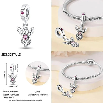 2024 Original New in Romantic Retro Classic Series Lotus Charm Beads Fits Pandach Bracelet Women 925 Silver Pendant Bead Jewelry