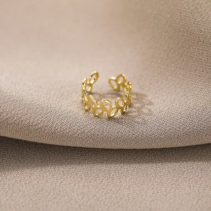 5pcs;Silver Color Leaves Clip Earrings for Women Men Creative Simple C Ear Cuff Non-Piercing Ear Ear Clip Set Trend Jewelry Gift