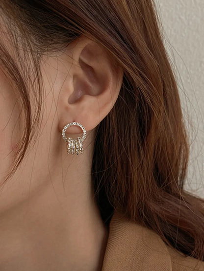 2PC Simple and Fashionable U-shaped Earrings Exquisite Women's Daily Leisure Party Earrings Outdoor Festival Gifts-030