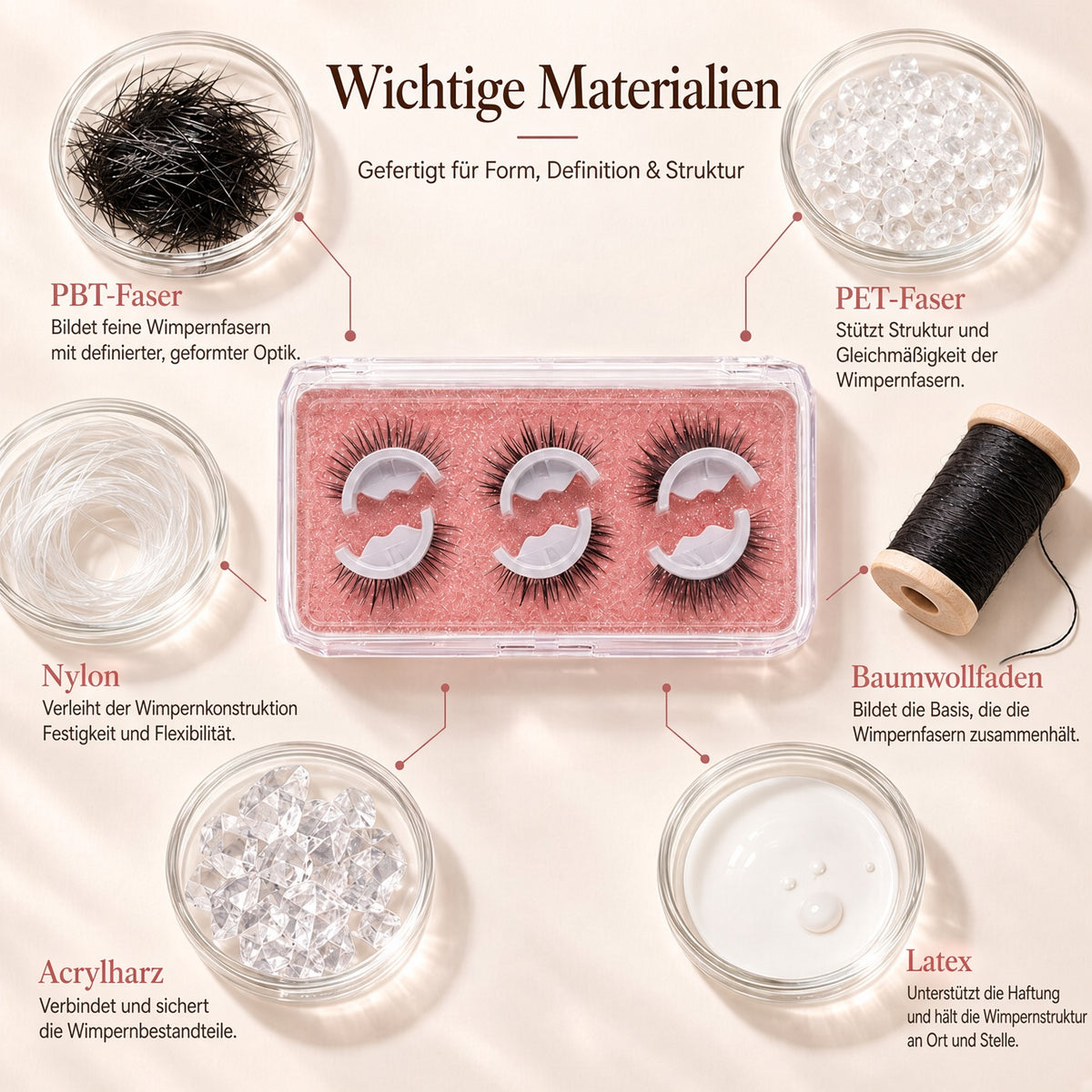 🥳 Kaufe eins, bekomme eins gratis ! 👁️✨ Wiederverwendbare selbstklebende Wimpern. Kein Kleber erforderlich, einfach aufdrücken. Mehrfach nutzbar & leicht abzunehmen 💕🌸