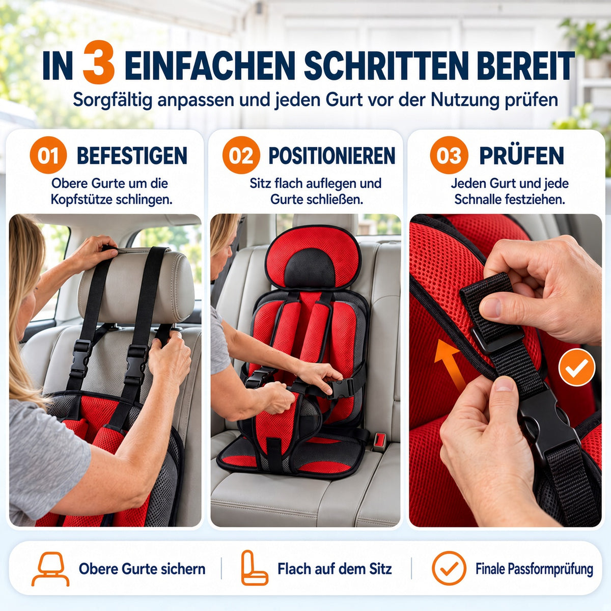 🔥🔥50% RABATT !!⏰Tragbarer Kindersitz fürs Auto