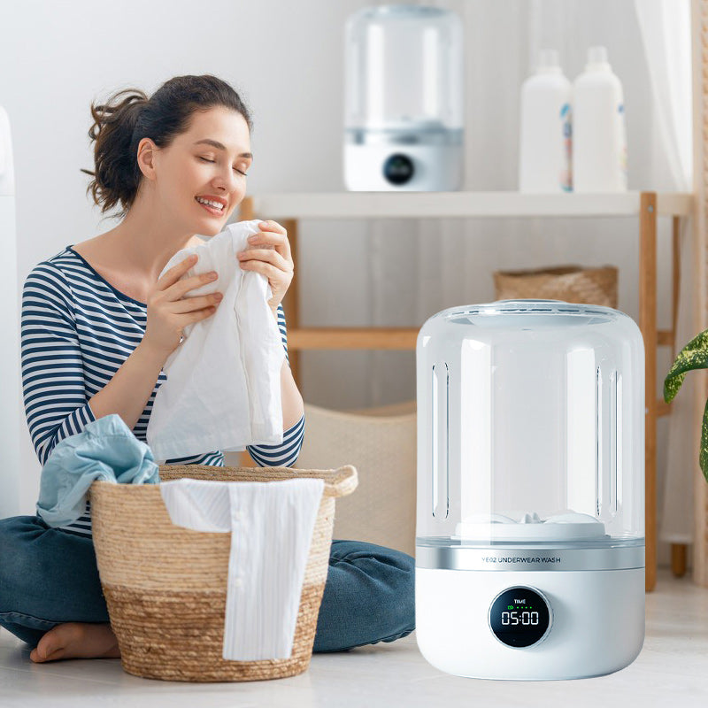 🔥Heißer Verkauf 50%🔥Tragbare wiederaufladbare Mini-Waschmaschine für Unterwäsche
