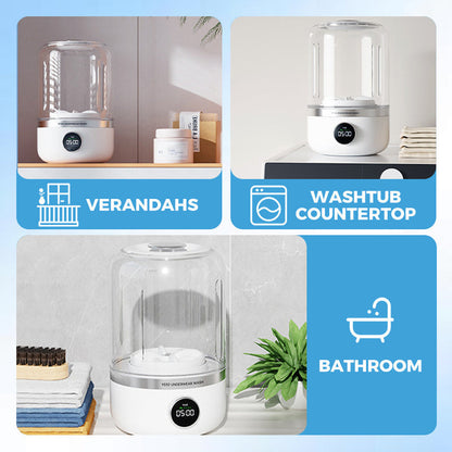 🔥Heißer Verkauf 50%🔥Tragbare wiederaufladbare Mini-Waschmaschine für Unterwäsche