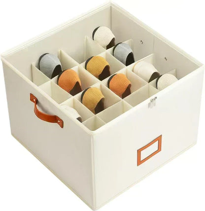 👟 Begrenzte Zeit – 50 % RABATT! 💥 Schuh-Organizer aus Stoff – platzsparende Aufbewahrungsbox – für bis zu 12 Paar Schuhe – ideal für Kleiderschränke, Flure & Reisen – schützt vor Staub & Schmutz