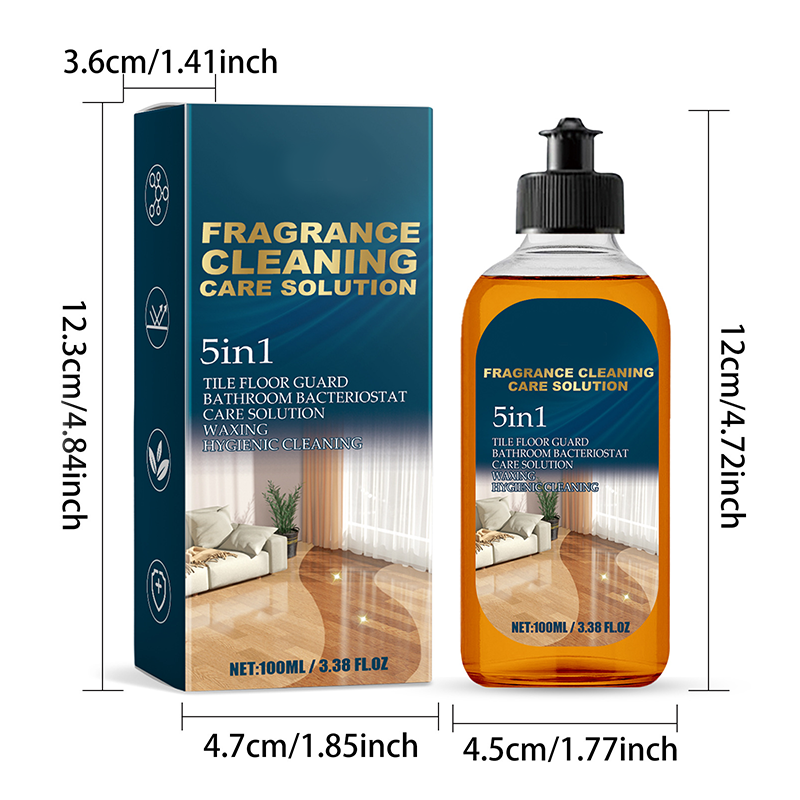 🧹 KAUFEN 2 ERHALTEN 3! ✨ Schnelltrocknender Bodenreiniger - Entfernt Flecken mit Lang anhaltendem Duft und Bakterienschutz 🌟🚿