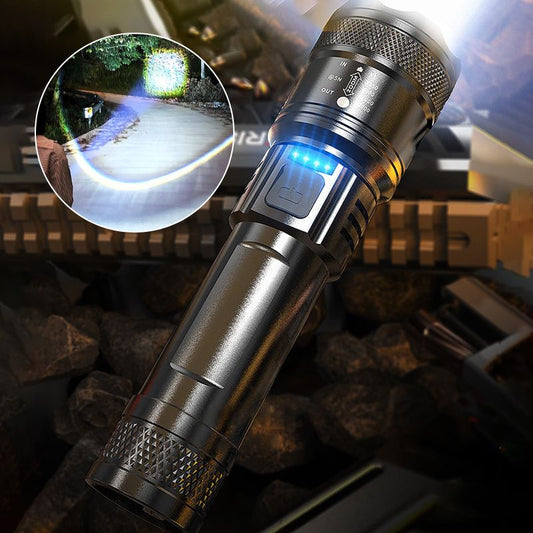 🔥heißer Verkauf🔥Zoombare Taschenlampe mit superstarkem Licht