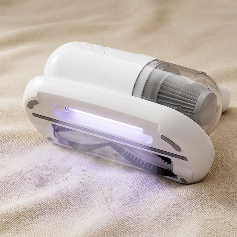 😱🛏️Unsichtbare Milben rauben dir den Schlaf! Normale Staubsauger nutzlos? Klopfen + Saugen + UV in einem!💥🔦