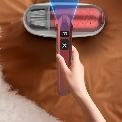 😱🛏️Unsichtbare Milben rauben dir den Schlaf! Normale Staubsauger nutzlos? Klopfen + Saugen + UV in einem!💥🔦