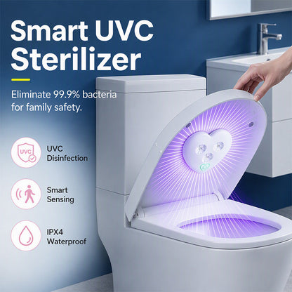 upsell💜Intelligente UV-C-Toiletten-Desinfektionslampe｜UV-Desinfektion, Geruchsbeseitigung und hygienische Sauberkeit für Toilette und Badezimmer✨